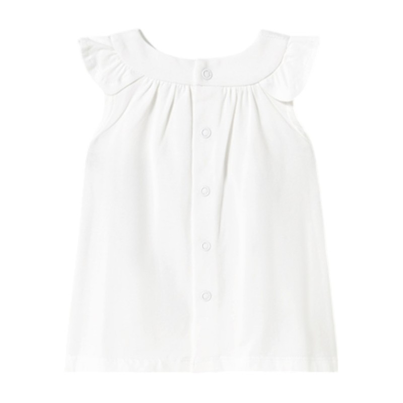 Vestido Estampado Ositos Bebé MAYORAL Blanco