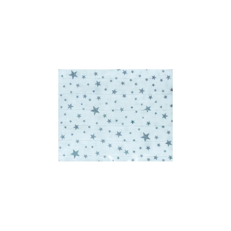 Muselina 135x135 cm estampado estrellas GRIS