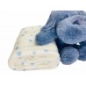 Peluche Perro + Manta Coralina en caja Regalo color AZUL