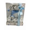Peluche + Manta Estrellas Coralina en caja Regalo color AZUL