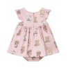 Vestido con cubrepañal estampado Bebé MAYORAL Rosa Baby