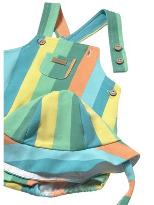 Conjunto Peto Corto 3 piezas bebé MAYORAL Rayas 2