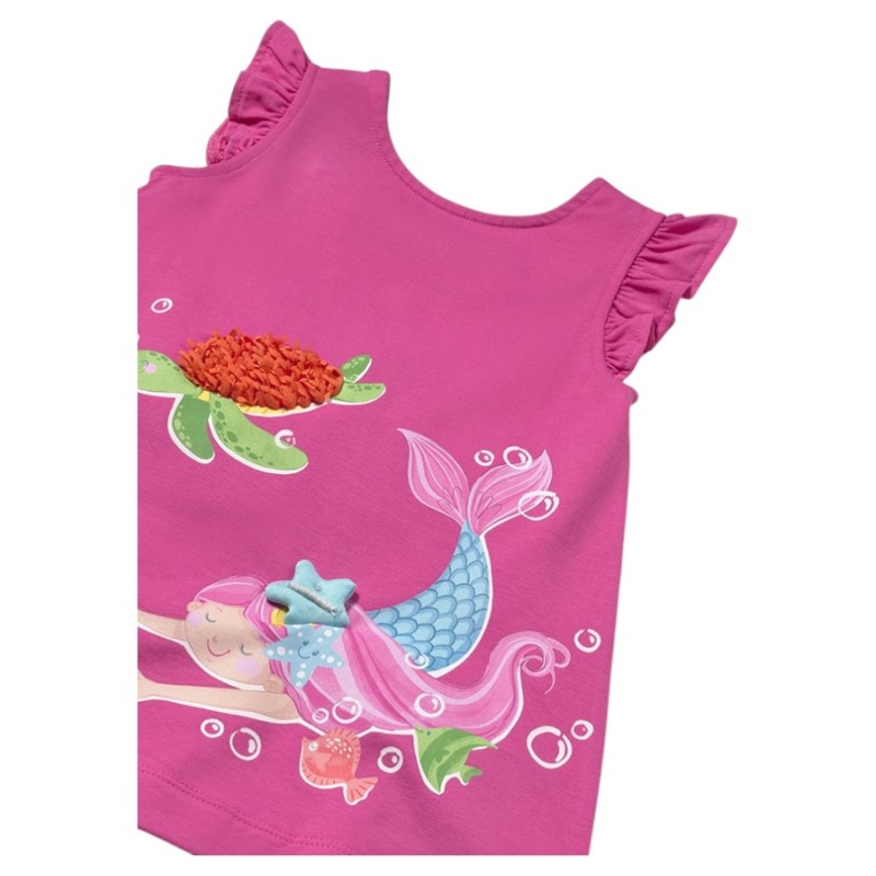 Vestido Estampado Gráfica MAYORAL Fucsia