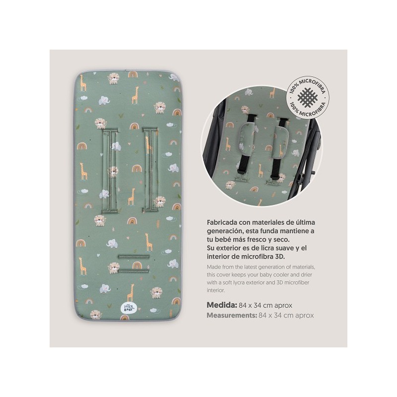 Colchoneta Universal de Verano INTERBABY Safari Verde