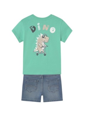 Conjunto Camiseta y Pantalón Corto Vaquero MAYORAL Lago 2