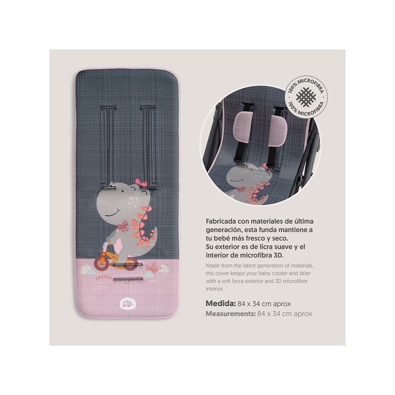 Colchoneta Universal de Verano INTERBABY Dina Gris