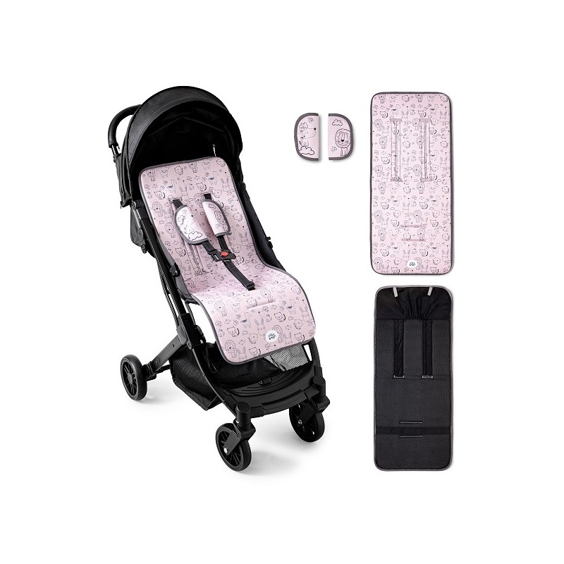 Colchoneta Universal de Verano INTERBABY Animalitos Rosa