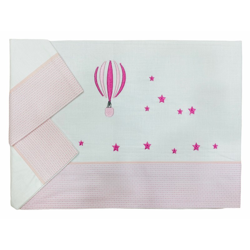 Bed linen 60x120cm Balloon Color ROSA