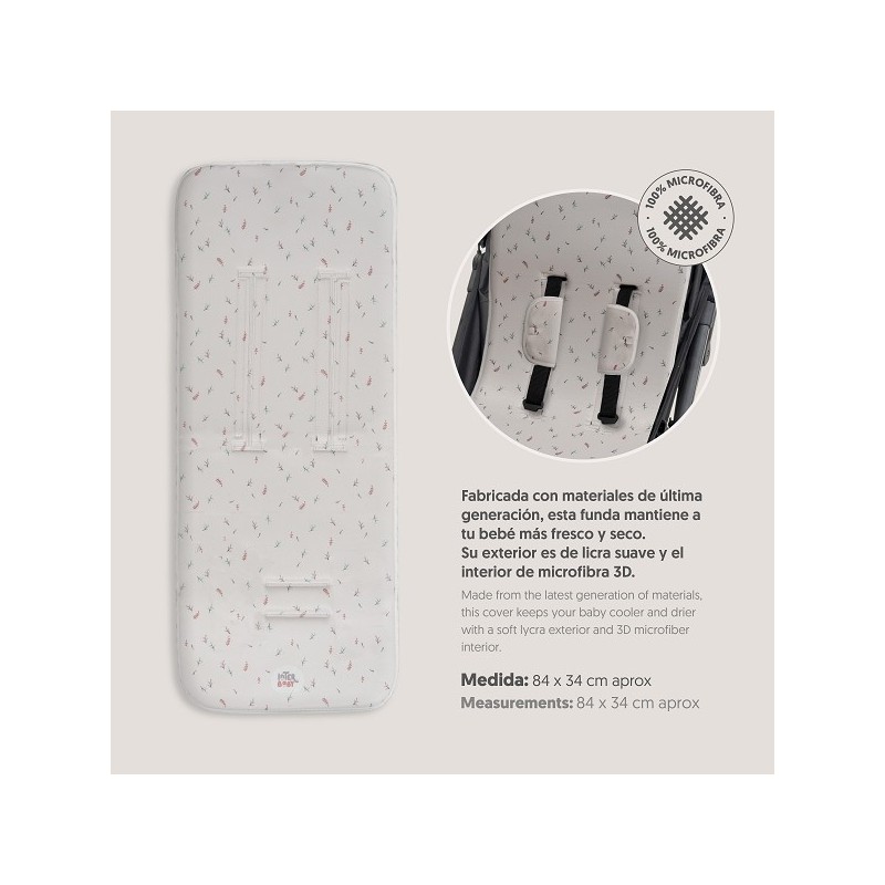 Colchoneta Universal de Verano INTERBABY Botánico Beig