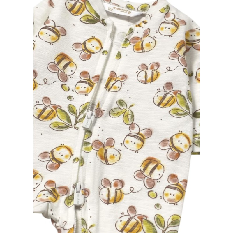 Pijama largo pie convertible recién nacido MAYORAL Guisante