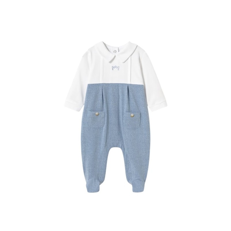 Pelele largo cuello recién nacido MAYORAL River