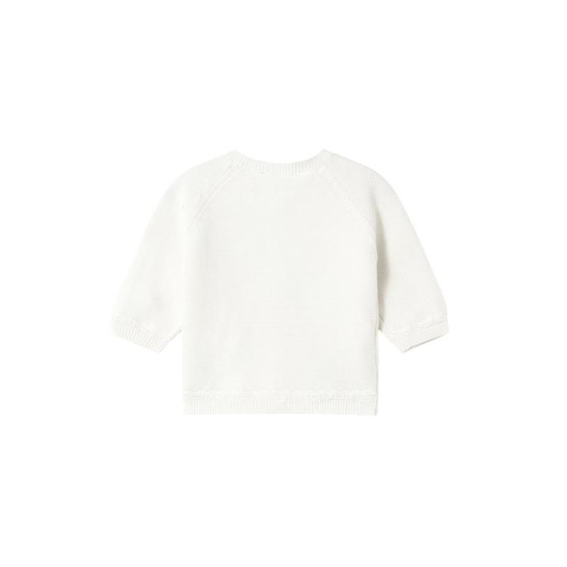 Cárdigan tricot recién nacido MAYORAL Blanco