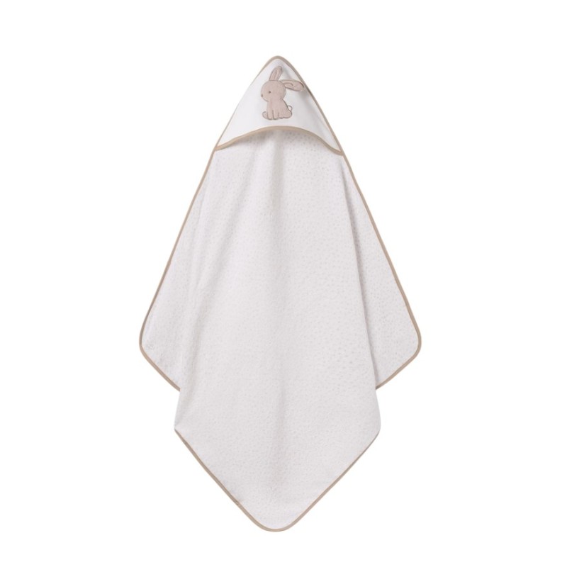 Toalla con capucha bebé MAYORAL Natural