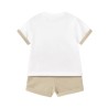 Conjunto 4 piezas pantalón corto recién nacido