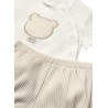 Conjunto pantalón corto y camiseta osito MAYORAL Cerámica