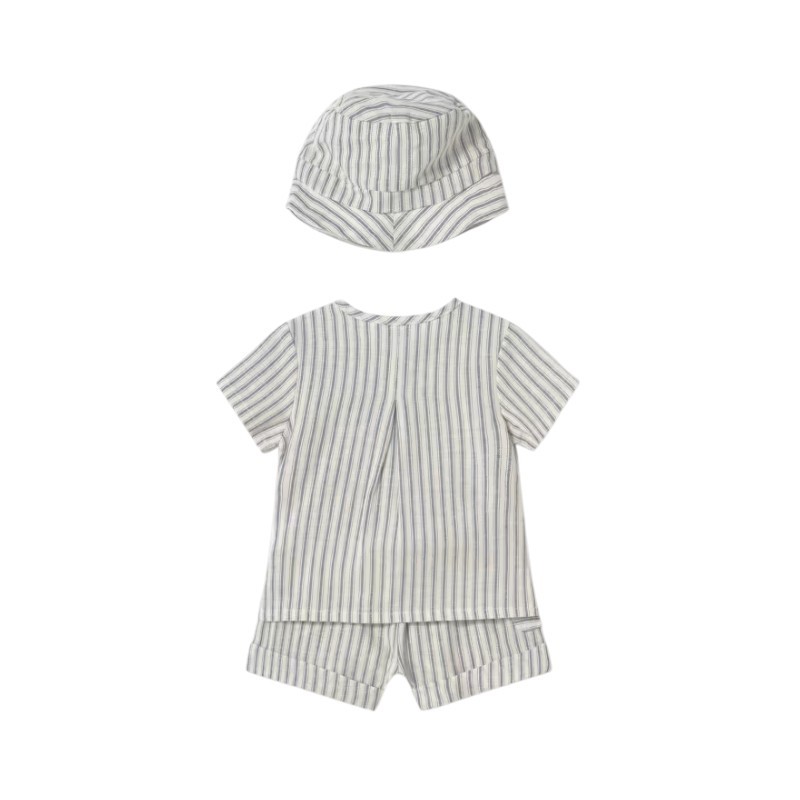 Conjunto 3 piezas rayas recién nacido