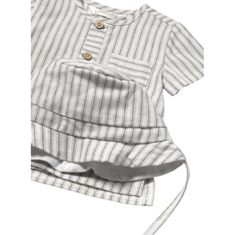 Conjunto 3 piezas rayas recién nacido