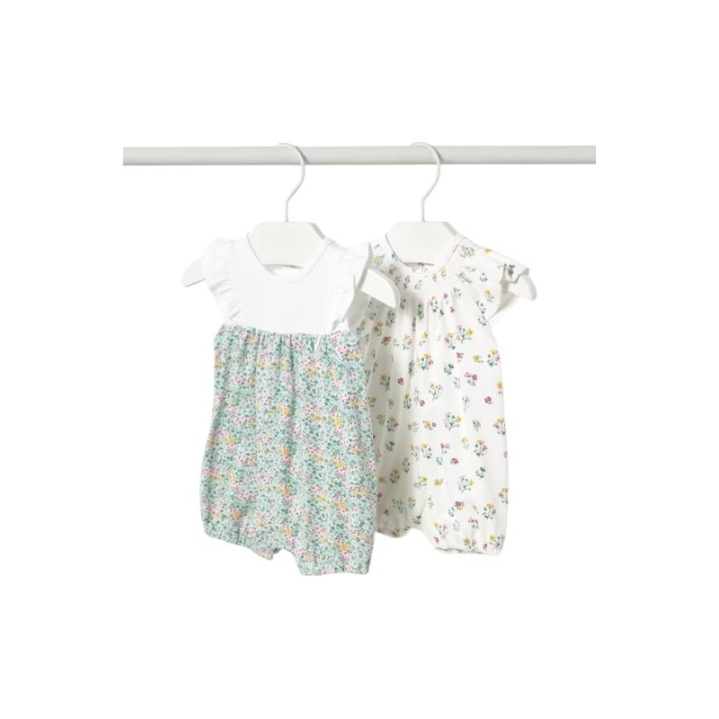 Set 2 peleles cortos recién nacida