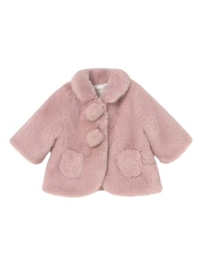 Abrigo pelo recién nacida MAYORAL Color Pétalo
