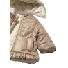 Chaquetón reversible recién nacida MAYORAL Cacahuete