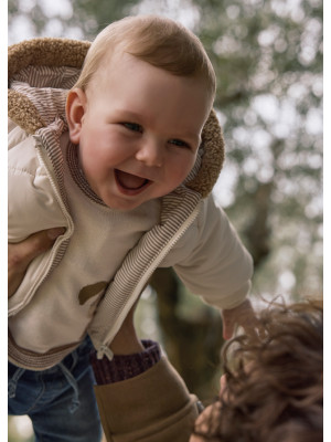 Chaquetón reversible recién nacido MAYORAL Cerámica