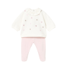 Conjunto polaina y sudadera recién nacida MAYORAL Rosa