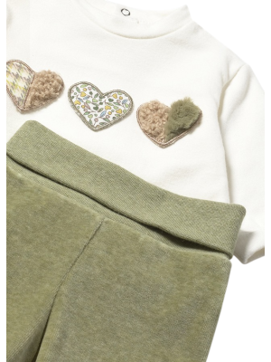 Conjunto polaina y sudadera recién nacida MAYORAL Basil 2