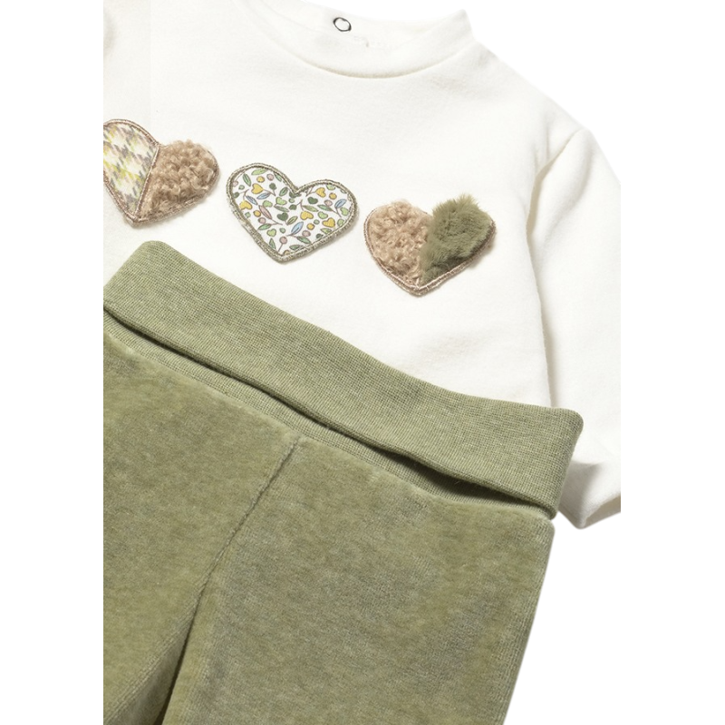 Conjunto polaina y sudadera recién nacida MAYORAL Basil