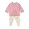Conjunto polaina y sudadera recién nacida MAYORAL Orquídea