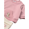 Conjunto polaina y sudadera recién nacida MAYORAL Orquídea