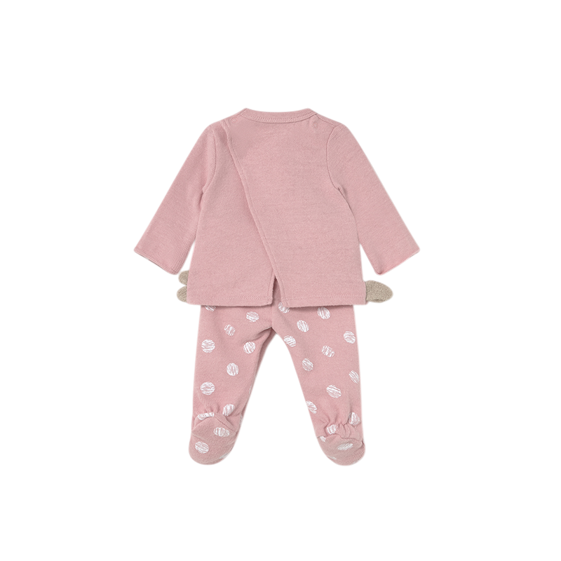 Conjunto polaina y jersey animalito recién nacida MAYORAL Orquídea