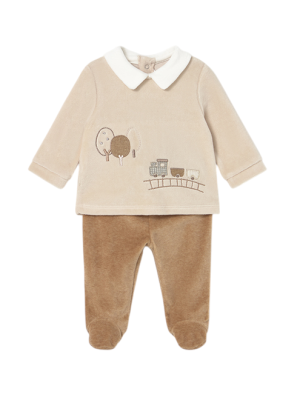 Conjunto polaina tundosado recién nacido MAYORAL Toffe