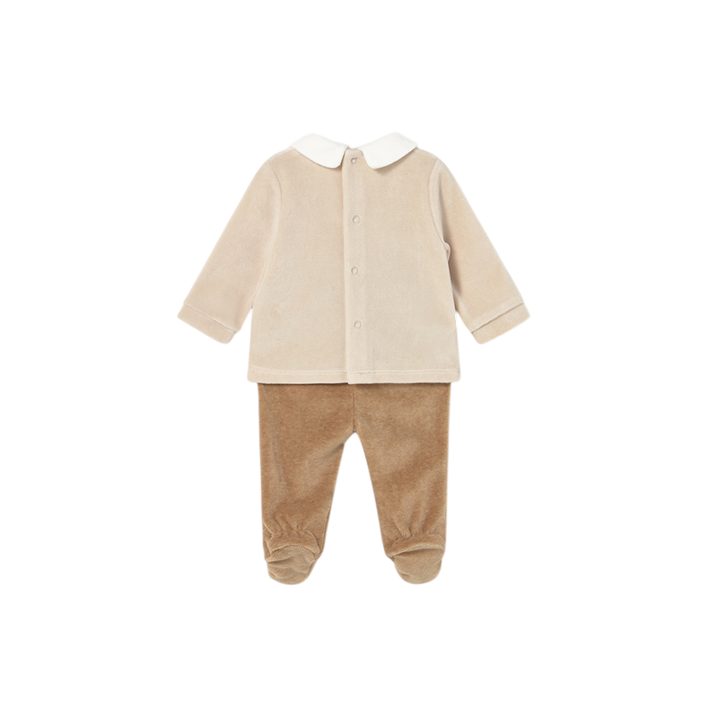 Conjunto polaina tundosado recién nacido MAYORAL Toffe