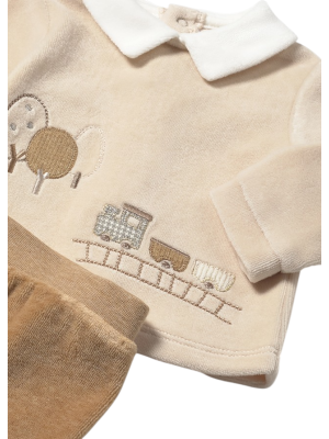 Conjunto polaina tundosado recién nacido MAYORAL Toffe 2