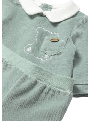 Conjunto polaina tundosado recién nacido MAYORAL Hielo 2