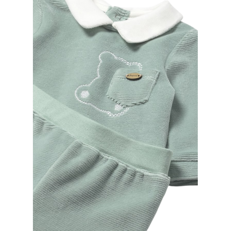 Conjunto polaina tundosado recién nacido MAYORAL Hielo