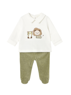 Conjunto polaina tundosado recién nacido MAYORAL Basil