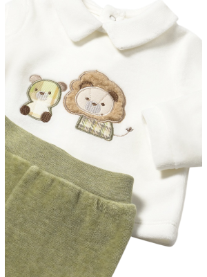 Conjunto polaina tundosado recién nacido MAYORAL Basil 2