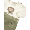 Conjunto polaina y jersey tricot recién nacido MAYORAL
