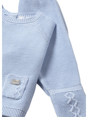 Conjunto 3 piezas polaina recién nacido MAYORAL Cielo 2