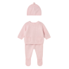 Conjunto 3 piezas polaina recién nacida MAYORAL Rosa baby