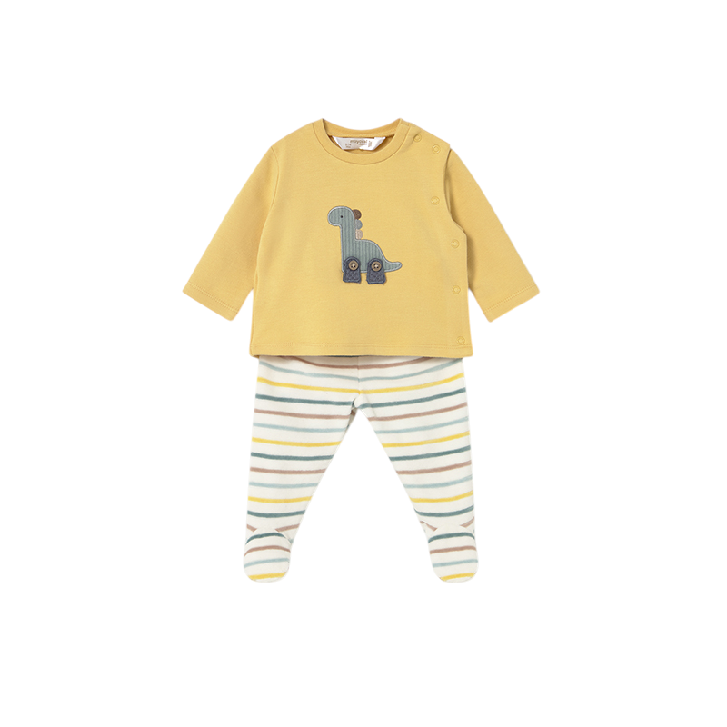 Conjunto polaina y sudadera recién nacido MAYORAL Miel