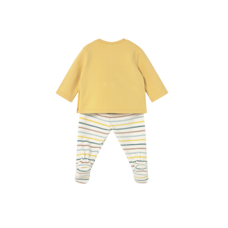 Conjunto polaina y sudadera recién nacido MAYORAL Miel