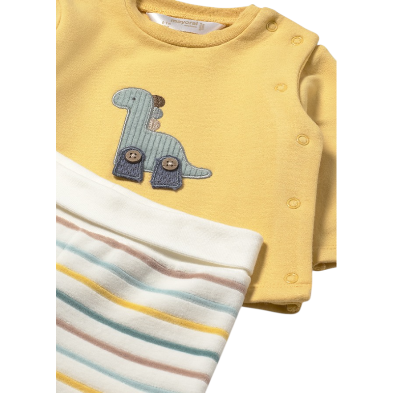 Conjunto polaina y sudadera recién nacido MAYORAL Miel