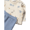 Conjunto polaina estampada recién nacido MAYORAL Blue