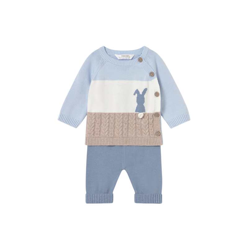 Conjunto pantalón y jersey tricot bebé MAYORAL Nube