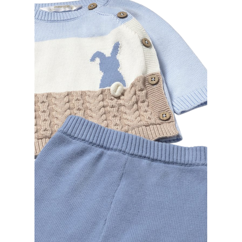 Conjunto pantalón y jersey tricot bebé MAYORAL Nube