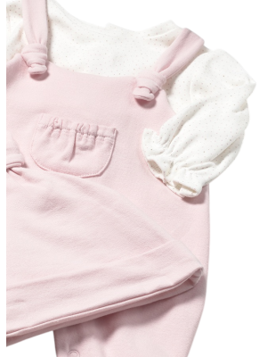 Pelele peto con gorro recién nacida MAYORAL Rosa 2