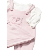 Pelele peto con gorro recién nacida MAYORAL Rosa
