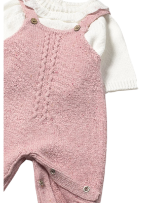 Conjunto peto y jersey recién nacida MAYORAL Orquídea 2